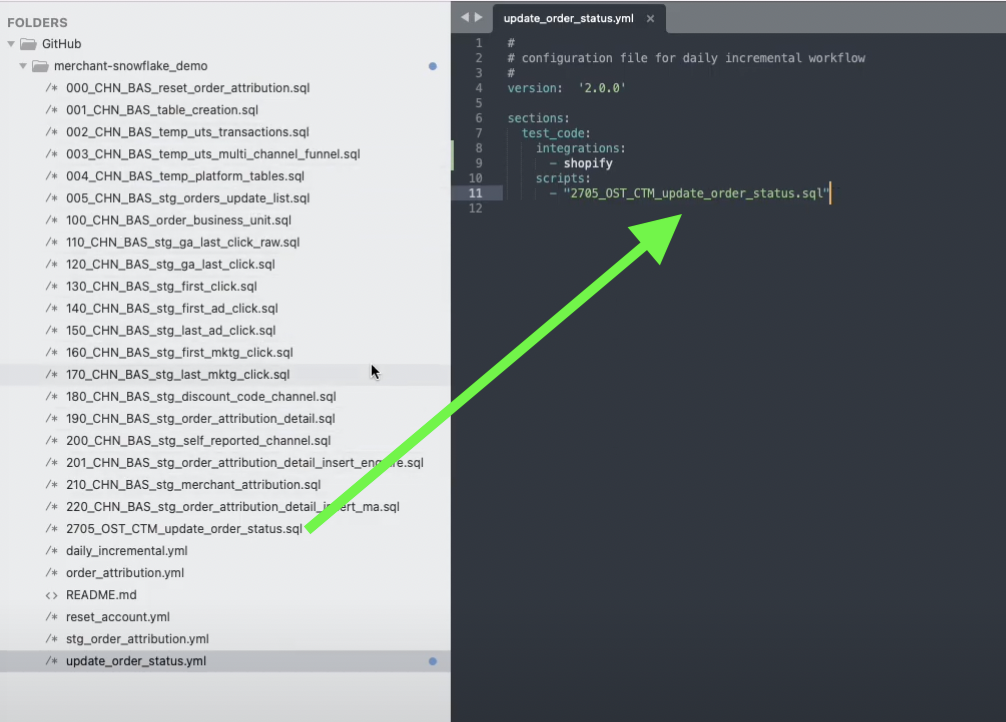Customizable Business Logic Script Manifest Files